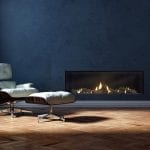 Escea DS1400 Gas Log Fireplace (Single Sided)