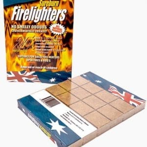 sureburn firelighters sealed pack front back