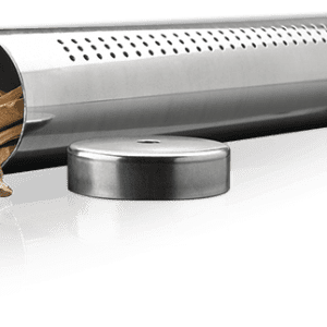 67011 Stainless Steel Smoker Pipe angle reflect transparent 800px