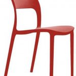 riley resin chair red