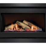 950 Evolve Gas Fire Log Set Black on Black Frame scaled 1
