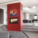 Axis H1200DS Double Sided Wood Fireplace