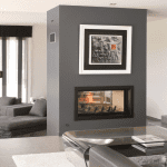 Axis H1600DS Double Sided Wood Fireplace