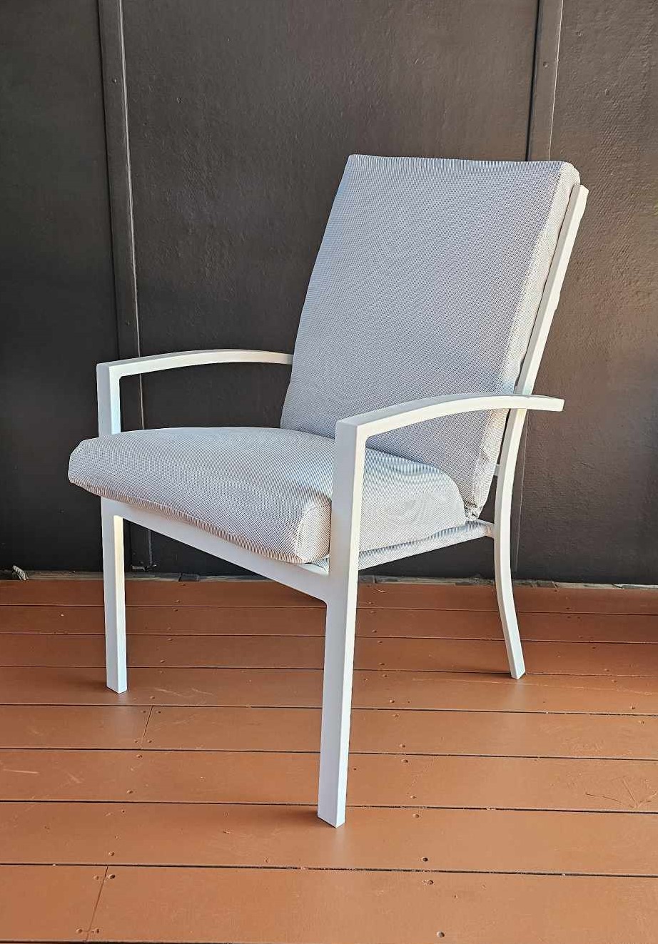 Matzo HIgh Back white front