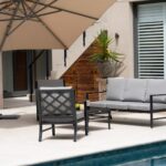 WESTCHESTER 4pc 3 Seat Sofa Set ASTA 350cm Square 96A3621