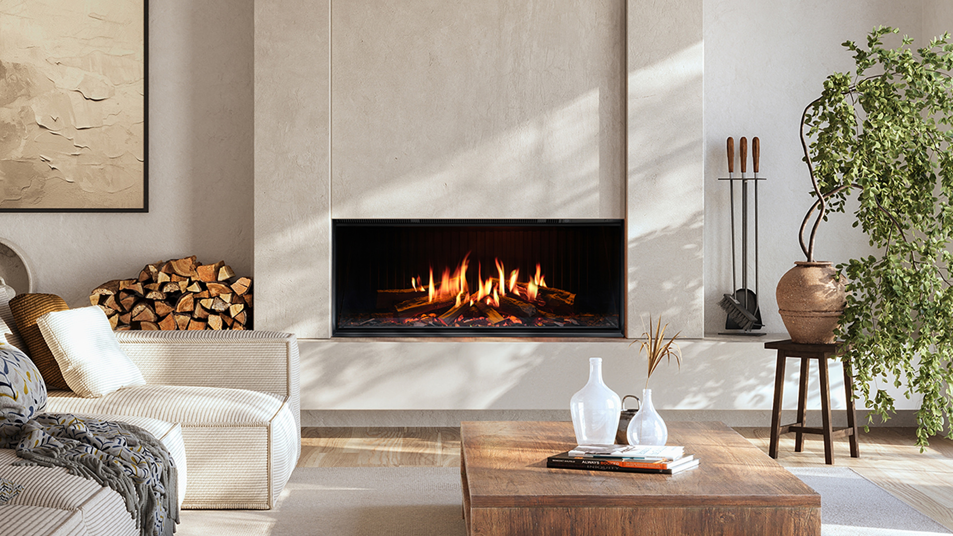 Rinnai EL 1000 Electric Fire Order Online Heating Outdoors